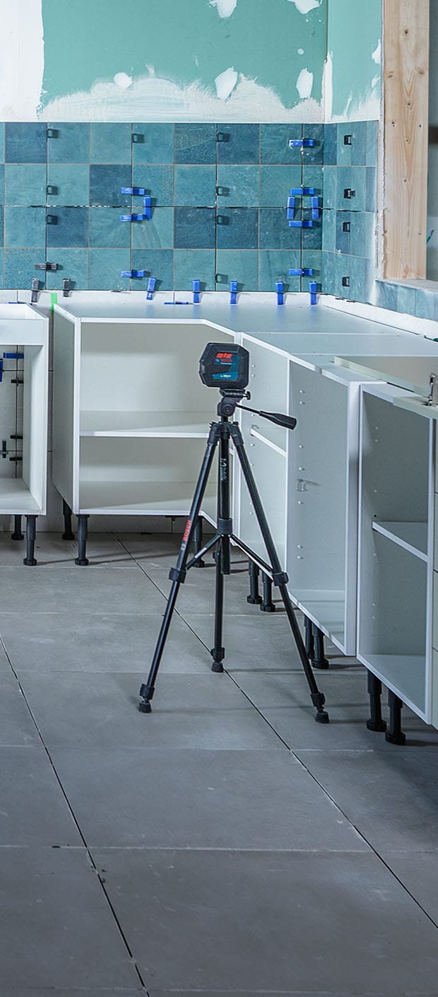 安裝廚房檯面/懸掛櫥櫃